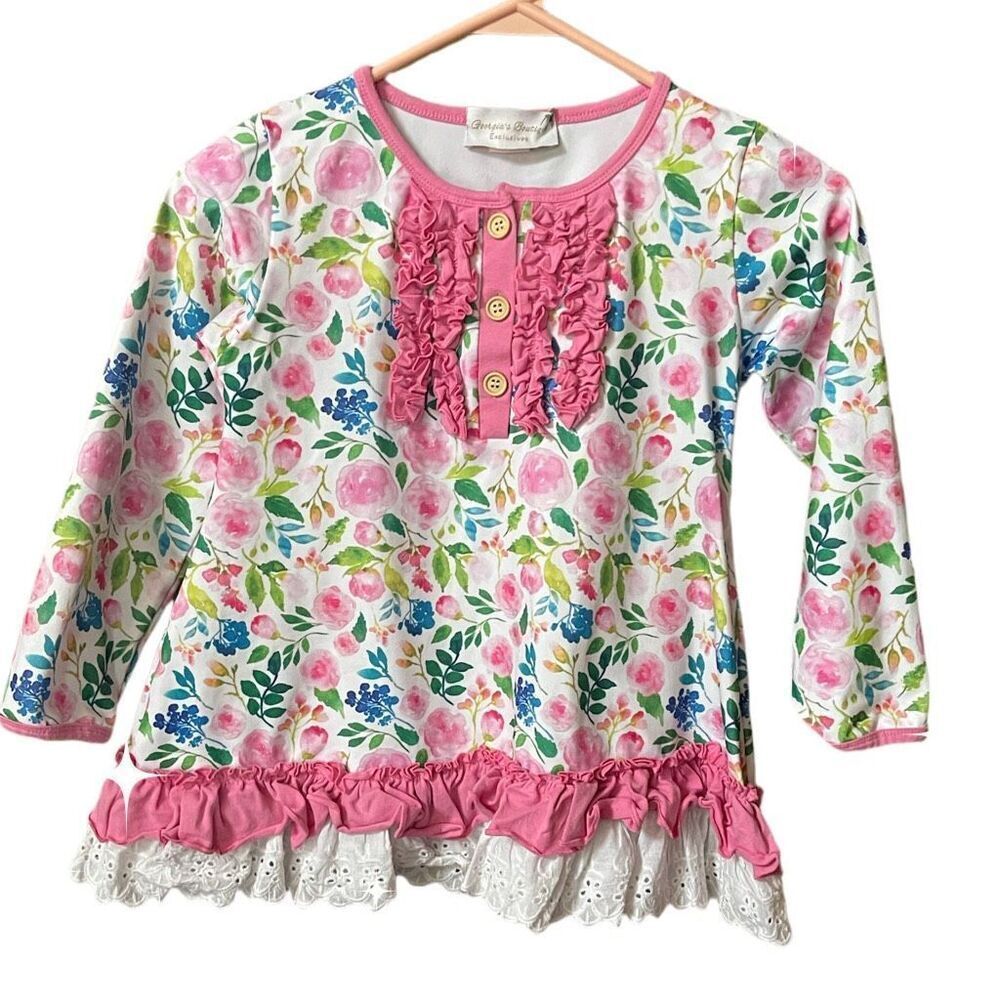 Georgia’s Boutique Exclusives girl size 7/8 tunic top